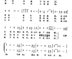 舵手颂简谱