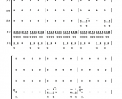 澜沧江混声合唱简谱