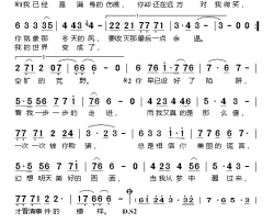 醒来简谱-陈瑞演唱
