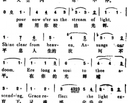 [德]灿烂的晚星EveningStar汉英文对照、选自歌剧《汤豪瑟》[德]灿烂的晚星Evening Star汉英文对照、选自歌剧《汤豪瑟》简谱