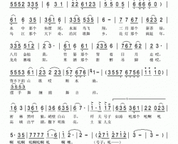 乌江山峡百里画廊简谱-刘和刚演唱