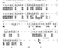 啊！这可爱的地方简谱