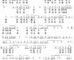 客都梅州快乐天堂简谱-琴江汉演唱-琴江汉/琴江汉词曲