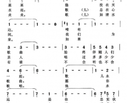 歌曲始终伴随人们简谱-约瑟夫·科布松演唱