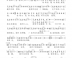 锁你锁心简谱-孙伯纶演唱-王曦、金十三/刘嘉词曲
