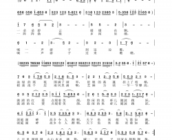 喊一声游子回到洞庭湖畔简谱-于珂群演唱-臧辉先/于珂群词曲