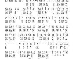 同学聚会歌简谱-廖泽川词 甘文平曲