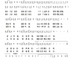 我十八岁当兵赖长虹词满广元曲我十八岁当兵赖长虹词  满广元曲简谱