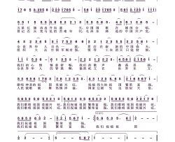 我们祝福祖国更加繁荣富强福建*游小华首唱简谱-游小华演唱-华汉良、臧辉先、臧辉先/于珂群词曲