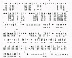 雨季开始了简谱(歌词)-张芯瑜演唱-桃李醉春风记谱