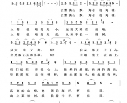战士第二故乡军旅歌曲100首简谱