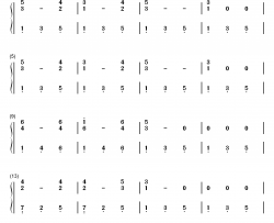 洋娃娃的梦钢琴简谱-数字双手-儿歌