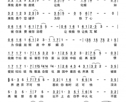 垃圾陈奕迅版简谱-陈奕迅演唱-黄伟文/陈辉阳词曲