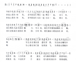 不老的岁月简谱-朱跃明演唱-庄家汉/刘季宏词曲