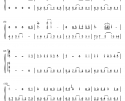 痴心绝对钢琴简谱-数字双手-李圣杰