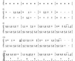 胡广生钢琴简谱-数字双手-任素汐