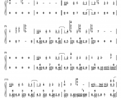 M07钢琴简谱-数字双手-梶浦由記