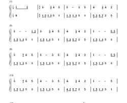 可爱的家钢琴简谱-数字双手-Sir Henry Bishop