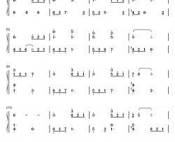 缘起钢琴简谱-数字双手-周深