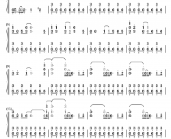 Wings钢琴简谱-数字双手-Little Mix