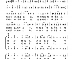 热血写荣光中国南海舰队衡阳舰舰歌简谱