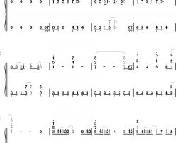 No Way to Say钢琴简谱-数字双手-滨崎步