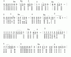 今天是您的生日中国简谱