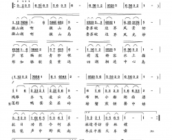 寻访微山湖微山岛臧辉先试唱段传宗录制〖086号〗简谱-臧辉先演唱-臧辉先/向邦瑜词曲