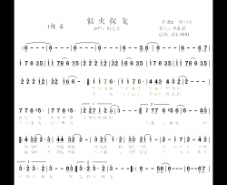 似火探戈简谱-梅艳芳演唱