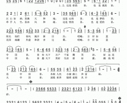 中国喜简谱-覃丽演唱-陈浩明/陈珀词曲