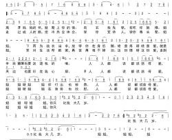 姐姐简谱-刘和刚演唱-张吉火/李昕词曲
