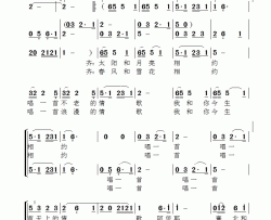 相约情歌崔晓燕&闻梵版简谱-崔晓燕演唱-于武东/京治词曲