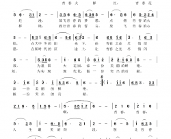 青春圆舞曲简谱-郭瑞峰曲谱