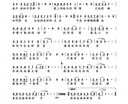 愿和你风雨同舟简谱-轻云望月曲谱