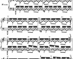 拉赫玛尼诺夫音乐瞬间Op.16No.6C大调简谱