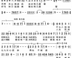 英雄我又一辈电视剧《关东英雄》片尾曲简谱