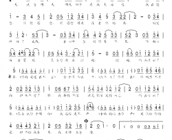 出界简谱-郑秀文演唱