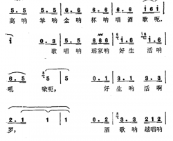 就让我爱你简谱-张寒演唱