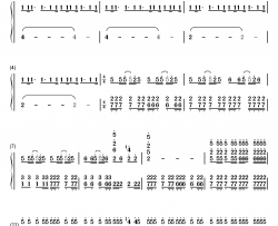 月花钢琴简谱-数字双手-nano.RIPE