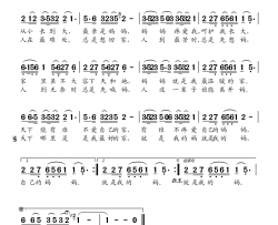 妈妈就是家(焦响根据一段戏曲改编)简谱-焦响演唱-焦响曲谱