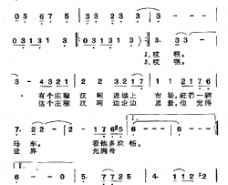 [波多黎各]庄稼汉进城卖货简谱