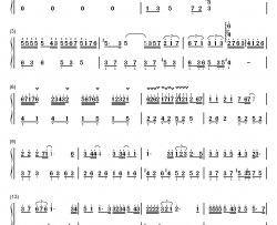 南瓜车钢琴简谱-数字双手-薛凯琪