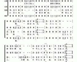 旗帜颂简谱(歌词)-好心情曲谱