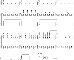 Back To Life钢琴简谱-数字双手-3OH!3