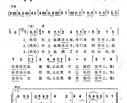 [比]我的马车满载着比利时民歌简谱