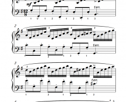 第七级1.练习曲中央音乐学院钢琴业余考级教程7-9级第七级1.练习曲中央音乐学院 钢琴业余考级教程 7-9级简谱