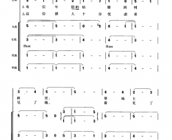 波兰圆舞曲【波兰】女声领唱、混声四部合唱简谱