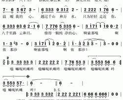 云上拉萨简谱(歌词)-龙泽索南演唱-秋叶起舞记谱上传