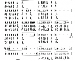 矮个个武侠曾正祥(臧辉先李瑞梅联唱)简谱-臧辉先演唱-臧奔流曲谱