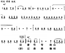 小溪，汩汩地流淌简谱-周树仁词/金月苓、金苗苓曲